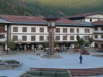 Thimphu, capital and largest city of Bhutan (99,000 people)